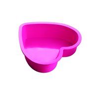 Siliconezone Piggy Collection 5.9" Non-Stick Mini Piggy Silicone Cake Mold, Pink N13