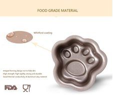 Cake Mold - Yiiho Non Stick Cat Paw Shaped Cake Mold Biscuit Pudding Mold 1 set N5