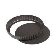 FortheChef's Deluxe Non-Stick Carbon Steel Professional 10" Quiche / Tart Pan N2
