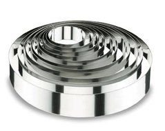LACOR 68414 ROUND CAKE RING 14x4 CM.- STNLS