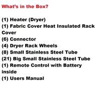 Portable Clothes Dryer Electric Laundry Drying Rack 33 LB Capacity Best Energy Saving Folding Dryer Quick Dry... N7