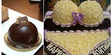 Astra Gourmet Set of 4 Aluminum Deep Semicircle Round Chiffon Cake Pan Bobbi Doll Princess Cake Mold Pudding Dessert... N5