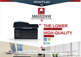 Pantum M6552nw Monochrome Wireless Laser Printer with Scanner and Copier N7