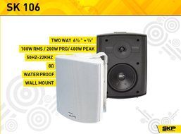 SKP PRO AUDIO SK-106 Black Compact Loudspeakers N2