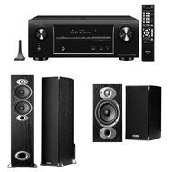 Denon AVR-X4000 7.2 Channel 4K Ultra HD Networking Home Theater Receiver Plus (1) Pair of Polk Audio RTi A5 Floorstanding... N3