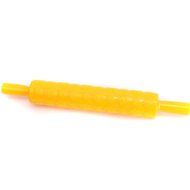 Yingwei Orange Plastic Embossed Textured Patterned Fondant Rolling Pins