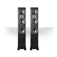 Polk Audio TSi400 4-Way Tower Speakers with Three 5-1/4" Drivers - Pair (Black) N3