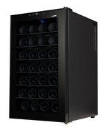 HOMEIMAGE Thermo Electric Wine Cooler w/ Tinted Glass Door 28 Bottles - HI-28T N2
