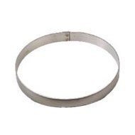 Allied Metal CRS8138 Stainless Steel Cake Ring with Smooth Deburred Edge, 8 by 1-3/8-Inch