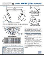 Soundsphere Q-12A Omnidirectional Loudspeaker in White, Hemispherical coverage pattern, Accurate, full range voice... N3