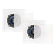 Blue Octave Home LS52 Square In-Ceiling Speakers (White)