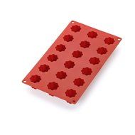 Lekue 18 Cavities Mini Cannelais Bordelais Multi Cavity Baking Mold, Red N2