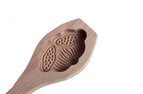D-Sun Wooden Wooden Baking Mold for Fish Peach Lotus (Lotus) N5