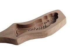 D-Sun Wooden Wooden Baking Mold for Fish Peach Lotus (Lotus) N7