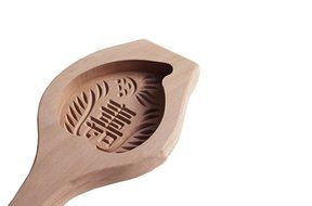 D-Sun Wooden Wooden Baking Mold for Fish Peach Lotus (Lotus) N9