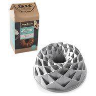 Nordic Ware Jubilee Cast Aluminum Bundt Pan with Vanilla Bean Cake Mix