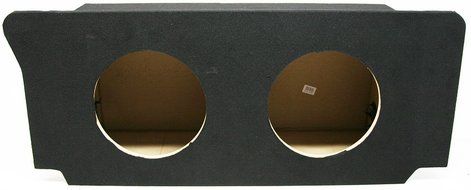 2006-2010 Dodge Charger Custom Fit Dual 10" Subwoofer Enclosure Sealed Sub Box N2