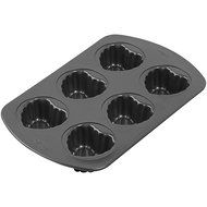 Wilton 2105-0771 Valentine Nonstick 6-Cavity Ruffled Heart Mini Cake Pan N3
