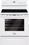 Frigidaire Gallery FGEF3030PW 30" Freestanding Electric Range with 5 Expandable Radiant Elements, Express Select...