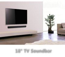 ALLEK&reg; 18-Inch 2*5W Wireless Sound Bar Bluetooth 4.0 Speaker with Remote Support Aux-in FM USB Micro SD N4