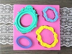 GogoForward Silicone Frame Shape DIY Baking Mold Decorating Cake Fondant Paste Mold N3