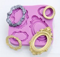 GogoForward Silicone Frame Shape DIY Baking Mold Decorating Cake Fondant Paste Mold N4
