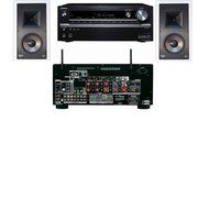 Klipsch KL-7800-THX In-Wall (Pair)-Onkyo TX-NR838 7.2 Channel- White