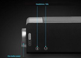 Royche MUSES MIDAS 2.0 Luxury Black Matallic Soundbar Speaker H.Q Chipset (for PC) N8