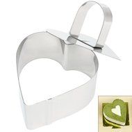 Mini Stainless Steel Mousse Cake Ring Mold Slicer Cookie Cutter DIY Baking Tools with Push Piece Square N2