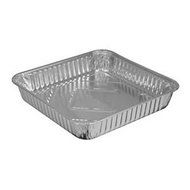 Handi Foil of America 8 inch Square Cake Pan -- 500 per case.