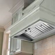 Vent-A-Hood M46SLD SS M Series 46 3/8" Wall Liner 50W Halogen Lights Industrial Grade SS Baffle Filters: Stainless...