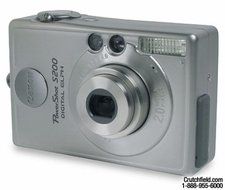 Canon PowerShot S200 2MP Digital ELPH Camera w/ 2x Optical Zoom