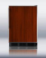 Summit FF6BBI7FR 24&quot; Commercially Approved Compact Refrigerator with 5.5 cu. ft. Capacity Adjsutable Glass Shelves...