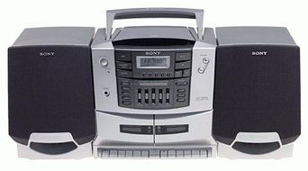 Sony CFDZW700 3-Piece CD/Radio Cassette Recorder