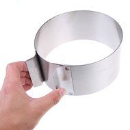 Chinatera Stainless Steel Round Circle Cookie Fondant Cake Mold Baking Ring Mould N4