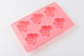 6 Hole Lovely Penguin Cake Pudding Jelly Chocolate Mold Handmade DIY Soap Candle Ice Mould for Kids N5