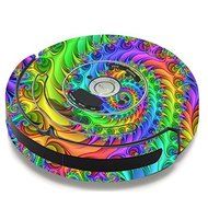 Skin Decal Vinyl Wrap For IRobot Roomba 650 655 Vacuum / Trippy Color Swirl