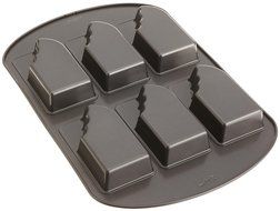 Wilton 6-Cavity Nonstick Heart Mini Cake Pan N13