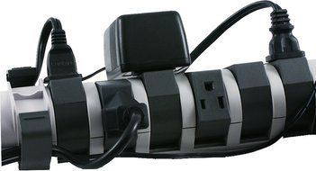 8-Outlet Rotating/Pivoting Power Strip w/ Surge Protection - 6ft Cord N2
