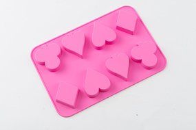 8 Cavity Poker Shape Cake Pudding Jello Soap Mold Mould for Home DIY,Hearts, Clubs, Diamonds and Spades N4