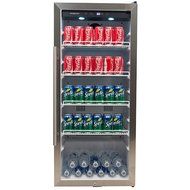 EdgeStar 8.6 Cu. Ft. Commercial Beverage Merchandiser - White and Stainless Steel N4