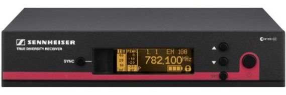 Sennheiser EM100 G3 Rack Mount Receiver For Evolution G3 100 Series With 12 Presets