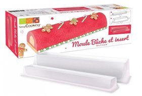 ScrapCooking 1921 Yule Log Mold, White