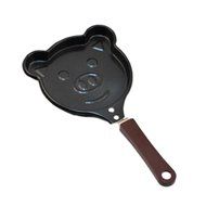 Happy Piggy Utility Non-stick Cast Iron Skillet Mini Poached Egg Pan(4.75.5&#039;&#039;) N2