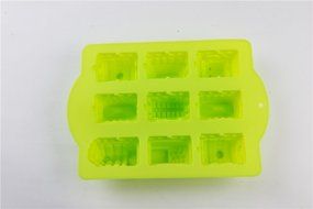 9 Hole Train Shape Silicone Thick Cake Mold Mould Baking Supply N5