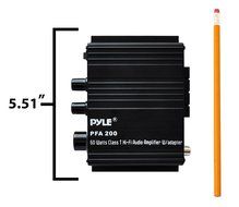 Pyle PFA200 60-Watt Class-T Hi-Fi Audio Amplifier with Adapter N2
