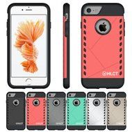 iPhone 7 Case, [4.7 Inch] by HLCT, Interior TPU Bumper &amp; Hard Shell Solid PC Back, Shock-Absorption &amp; Skid-Proof... N2