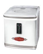 Nostalgia Electrics RIC-100WHT Retro Series Automatic Ice Maker, White N2