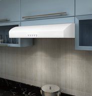 FIREBIRD New 30-Inch 3-Speed Stainless Steel Under Cabinet Range Hood FB-WHT5710W (White) N2