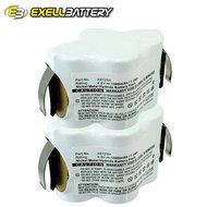 NEW 2x Exell EBVB-117 Ni-MH 4.8V Battery Fits EURO PRO Shark Vacuums USA SHIP